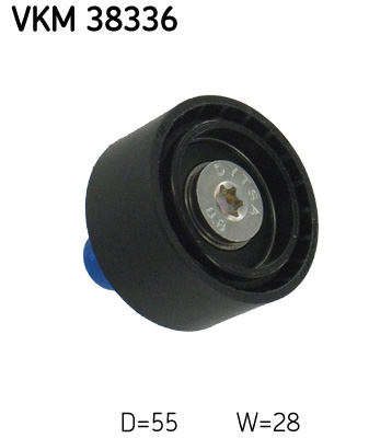 Vratná/vodiaca kladka rebrovaného klinového remeňa SKF (VKM 38336)